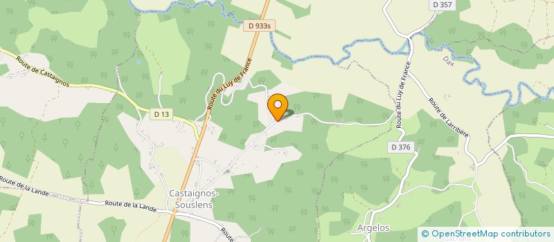 localisation de l'entreprise MONSIEUR CHARLES LUQUET  DOAZIT