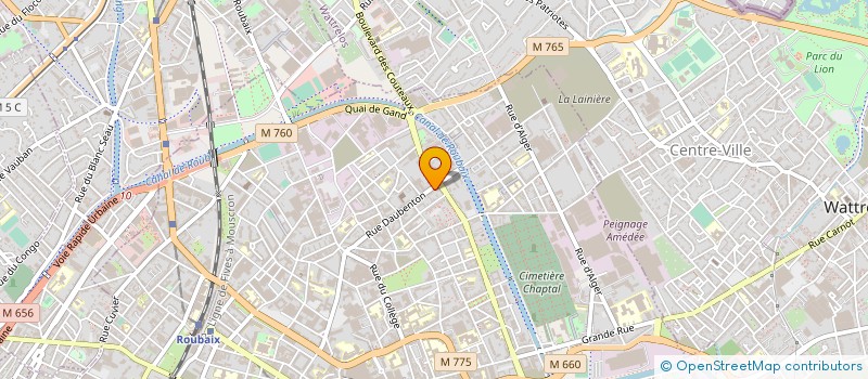 localisation de l'entreprise MONSIEUR CHARLES LY  ROUBAIX