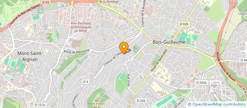 localisation de l'entreprise MONSIEUR CHARLES MABIRE à BOIS-GUILLAUME