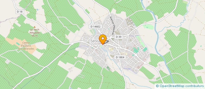localisation de l'entreprise MONSIEUR CHARLES MACKAY à SERVIAN