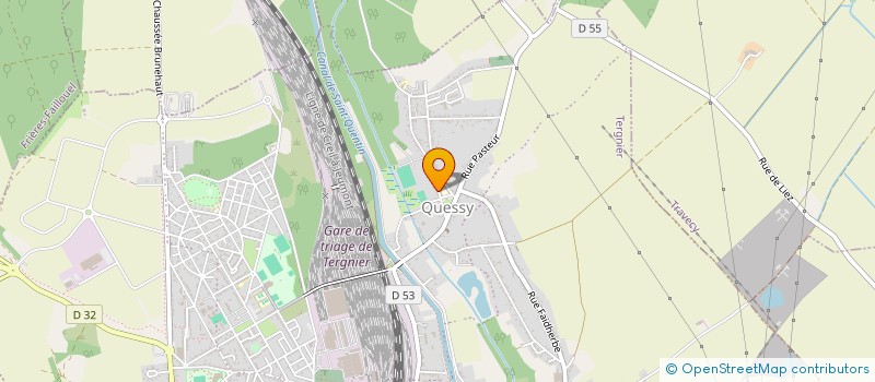 localisation de l'entreprise MONSIEUR CHARLES MAGNIN  TERGNIER