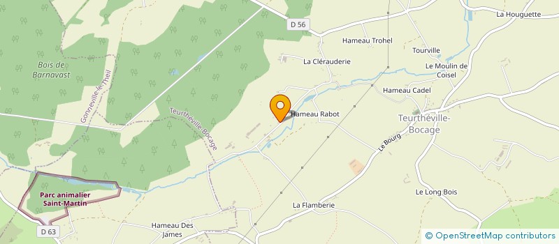 localisation de l'entreprise MONSIEUR CHARLES MAHIER  LE VAST