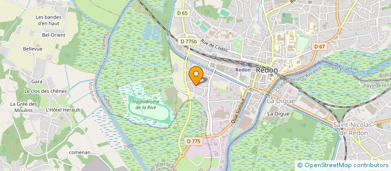 localisation de l'entreprise MONSIEUR CHARLES MAILLARD  REDON