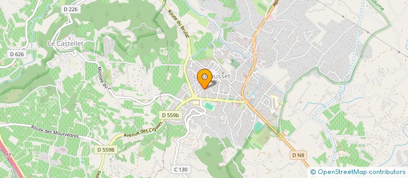 localisation de l'entreprise MONSIEUR CHARLES MAINGE  LE BEAUSSET