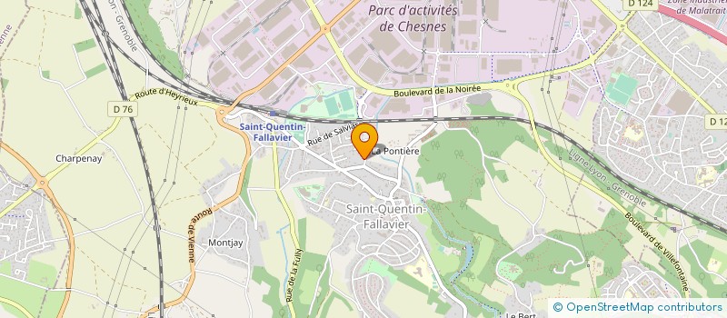localisation de l'entreprise MONSIEUR CHARLES MAIRE à SAINT-QUENTIN-FALLAVIER