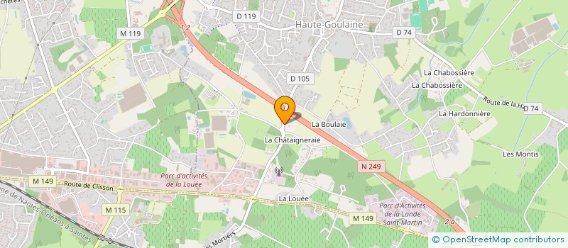 localisation de l'entreprise MONSIEUR CHARLES MALLA  HAUTE-GOULAINE