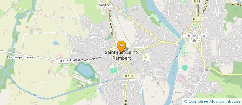 localisation de l'entreprise MONSIEUR CHARLES MALPERTUY à SAINT-JUST-SAINT-RAMBERT