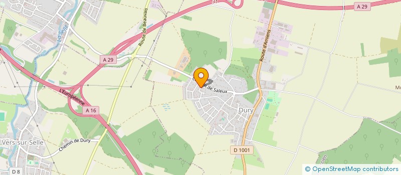 localisation de l'entreprise MONSIEUR CHARLES MALTHIEU  DURY