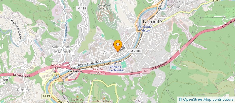 localisation de l'entreprise MONSIEUR CHARLES MANZI à NICE