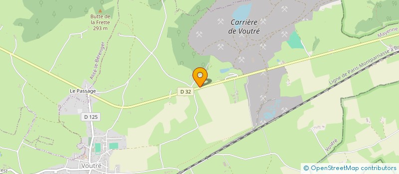 localisation de l'entreprise MONSIEUR CHARLES MAREAU  EVRON