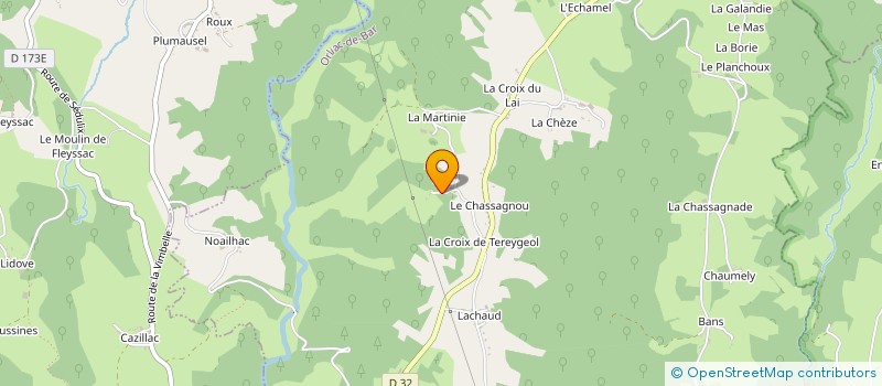 localisation de l'entreprise MONSIEUR CHARLES MARLIAC à ORLIAC-DE-BAR