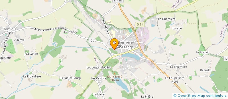 localisation de l'entreprise MONSIEUR CHARLES MARTEL à LE CHATELLIER