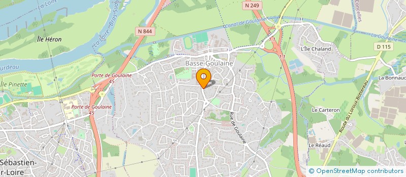 localisation de l'entreprise MONSIEUR CHARLES MARTIN  BASSE-GOULAINE