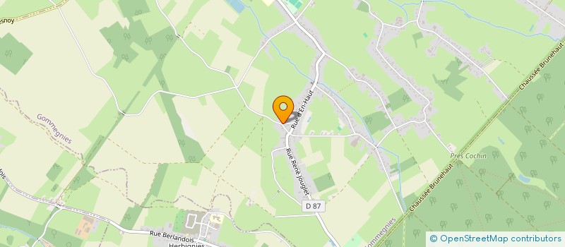 localisation de l'entreprise MONSIEUR CHARLES MARTIN  GOMMEGNIES