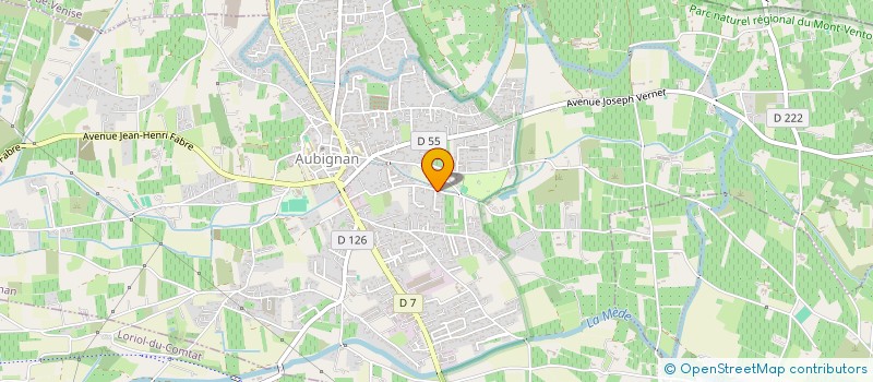 localisation de l'entreprise MONSIEUR CHARLES MARTIN  AUBIGNAN