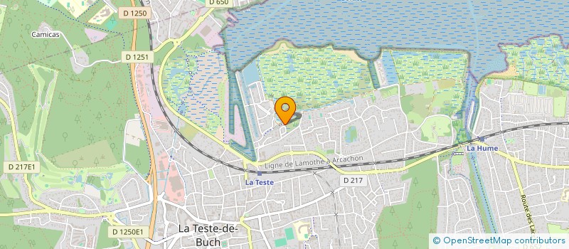 localisation de l'entreprise MONSIEUR CHARLES MARTIN à LA TESTE-DE-BUCH