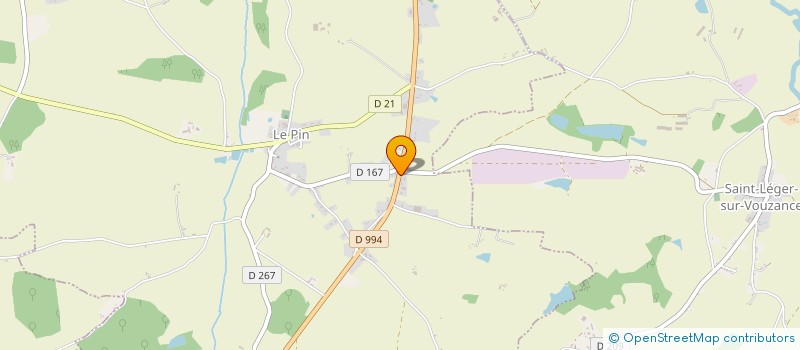 localisation de l'entreprise MONSIEUR CHARLES MARTINANT à SAINT-LEGER-SUR-VOUZANCE