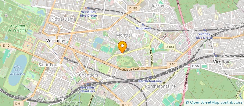 localisation de l'entreprise MONSIEUR CHARLES MARTINEZ à VERSAILLES