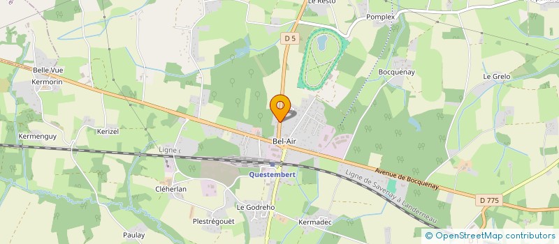 localisation de l'entreprise MONSIEUR CHARLES MARTON  MUZILLAC