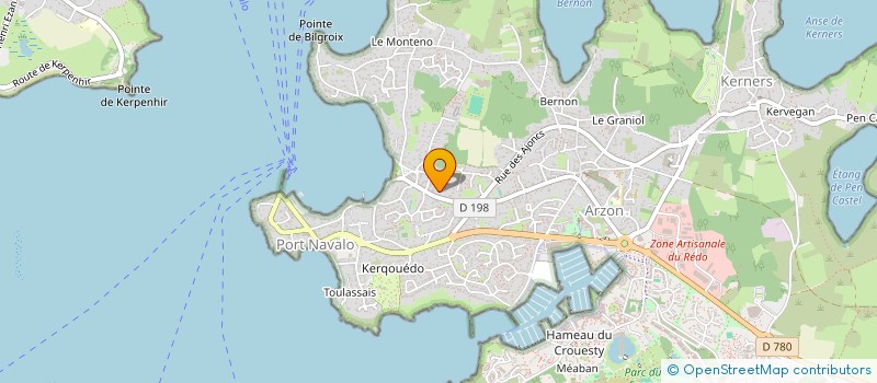 localisation de l'entreprise MONSIEUR CHARLES MASSON  ARZON