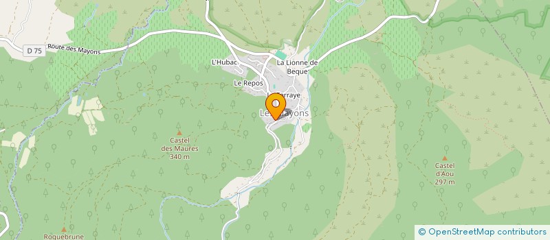 localisation de l'entreprise MONSIEUR CHARLES MASSON à LES MAYONS