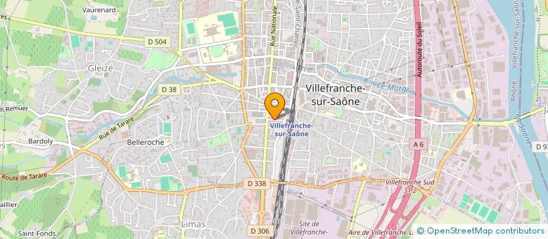 localisation de l'entreprise MONSIEUR CHARLES MASSOT à VILLEFRANCHE-SUR-SAONE