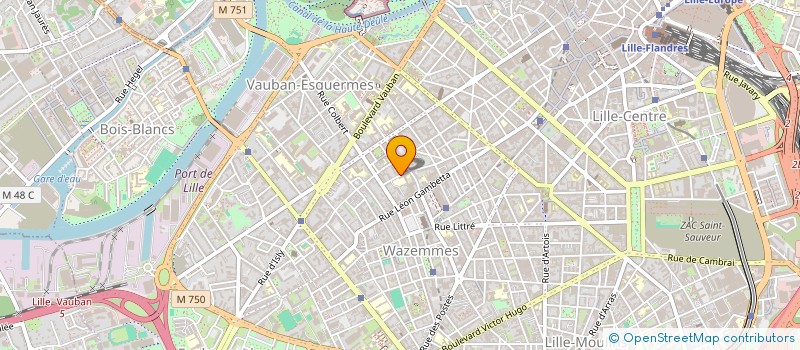 localisation de l'entreprise MONSIEUR CHARLES MASURE  LILLE