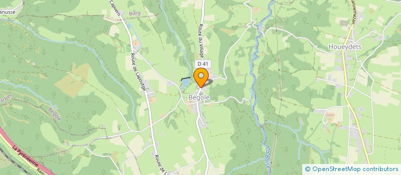 localisation de l'entreprise MONSIEUR CHARLES MATHELIN  BEGOLE