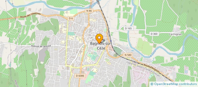 localisation de l'entreprise MONSIEUR CHARLES MATHIEU à BAGNOLS-SUR-CEZE