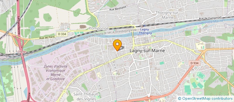 localisation de l'entreprise MONSIEUR CHARLES MAYEMBA ZENGA  LAGNY-SUR-MARNE