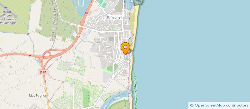 localisation de l'entreprise MONSIEUR CHARLES MAYORA  LE BARCARES