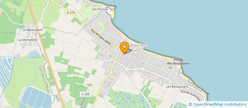 localisation de l'entreprise MONSIEUR CHARLES MAZIERE à LA BREE-LES-BAINS