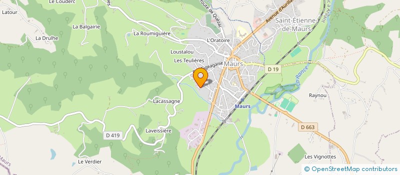 localisation de l'entreprise MONSIEUR CHARLES MAZIERES à MAURS