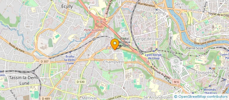 localisation de l'entreprise MONSIEUR CHARLES MAZUYER  LYON