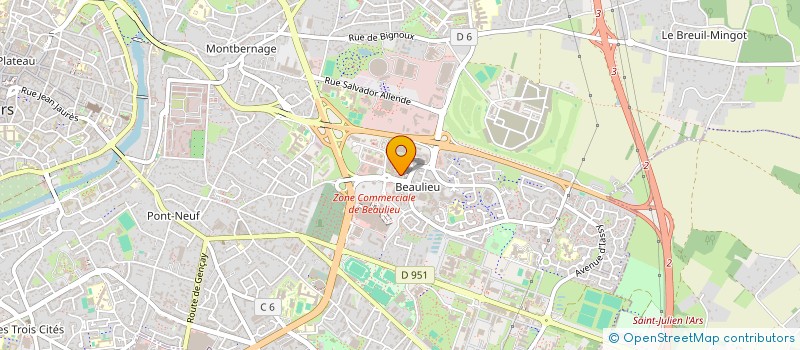localisation de l'entreprise MONSIEUR CHARLES MBONO SAMBAH MEDJO à POITIERS