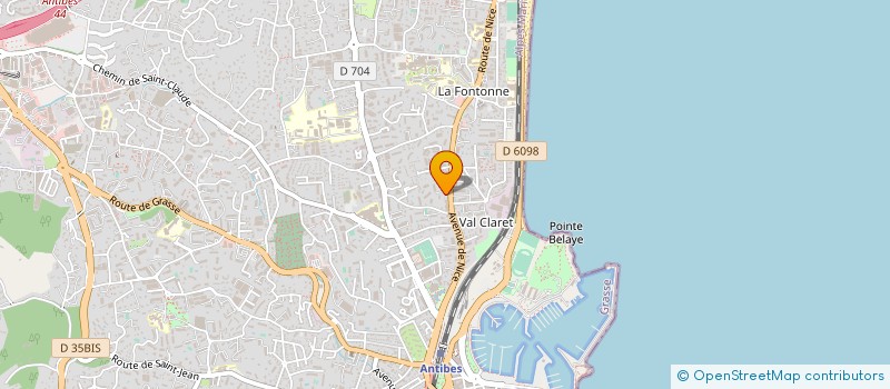 localisation de l'entreprise MONSIEUR CHARLES MCLAREN  ANTIBES