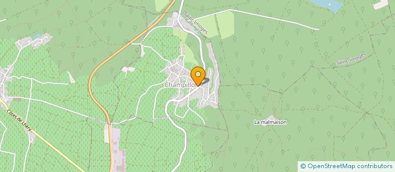 localisation de l'entreprise MONSIEUR CHARLES MEA  CHAMPILLON