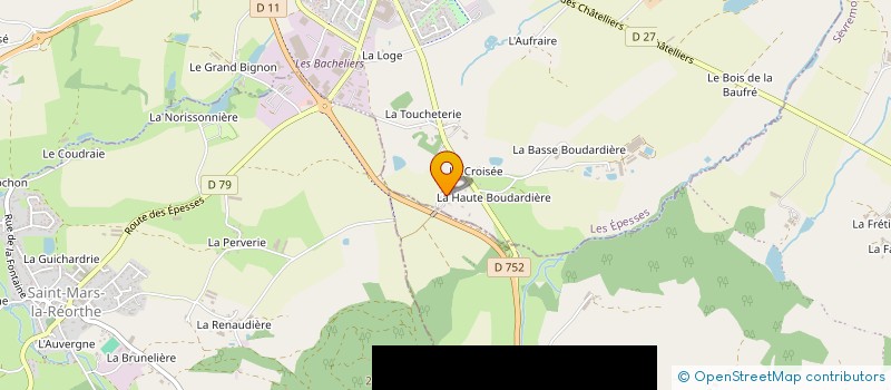 localisation de l'entreprise MONSIEUR CHARLES MENEUST  LES EPESSES