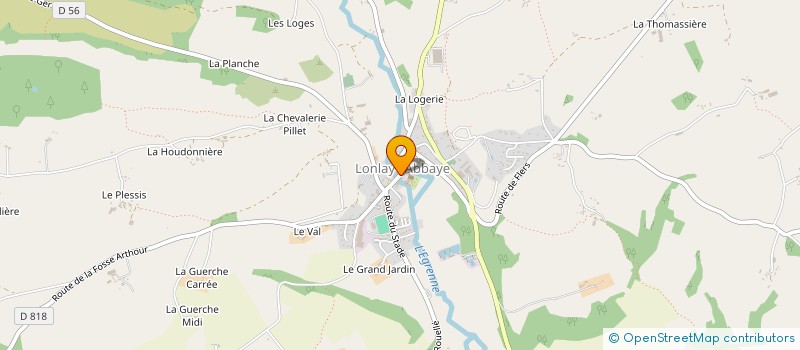 localisation de l'entreprise MONSIEUR CHARLES MERAND à LONLAY-L'ABBAYE