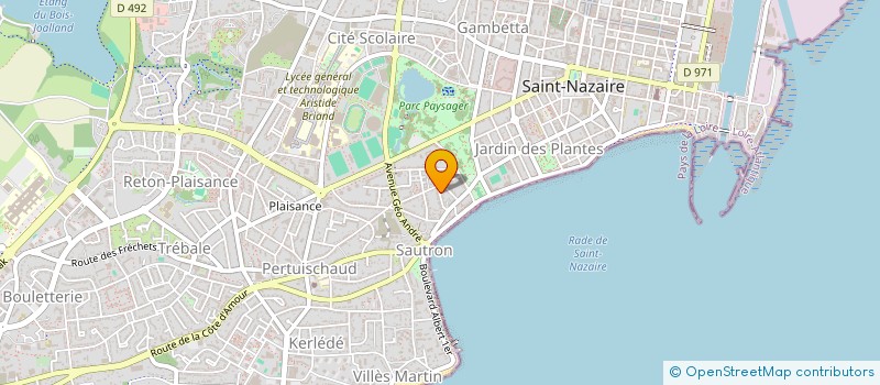 localisation de l'entreprise MONSIEUR CHARLES MERCERET à SAINT-NAZAIRE