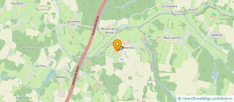 localisation de l'entreprise MONSIEUR CHARLES MERCIER  LE MIROIR