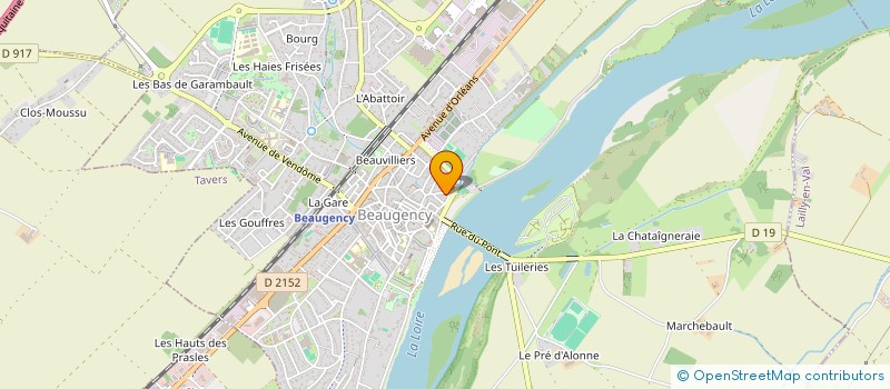 localisation de l'entreprise MONSIEUR CHARLES MERIGNAC à BEAUGENCY