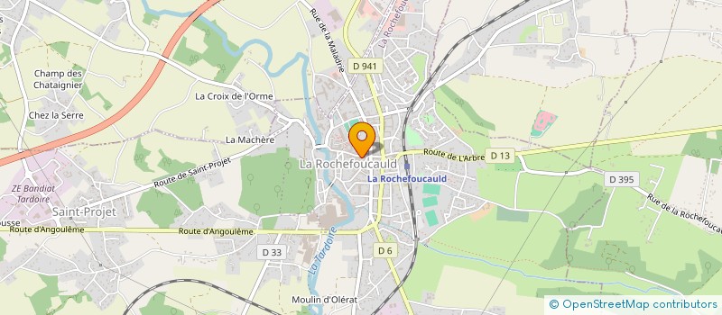 localisation de l'entreprise MONSIEUR CHARLES MESNARD à LA ROCHEFOUCAULD-EN-ANGOUMOIS