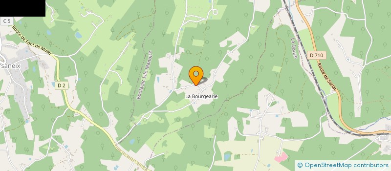 localisation de l'entreprise MONSIEUR CHARLES MESPOULEDE  BASSILLAC ET AUBEROCHE