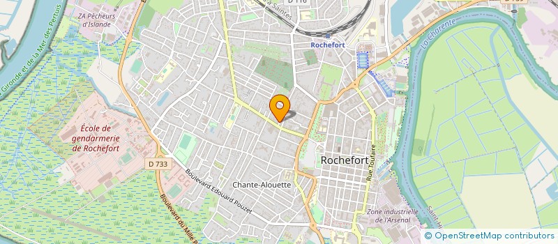 localisation de l'entreprise MONSIEUR CHARLES METAIS  ROCHEFORT