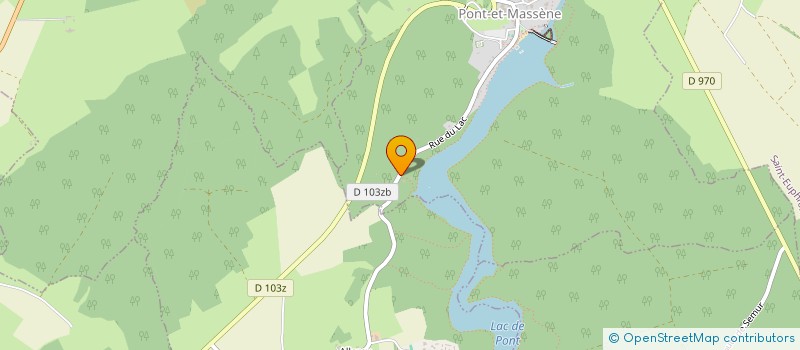 localisation de l'entreprise MONSIEUR CHARLES MEUNIER  PONT-ET-MASSENE