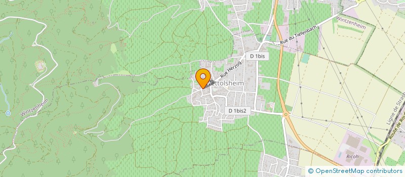 localisation de l'entreprise MONSIEUR CHARLES MEYER  WETTOLSHEIM