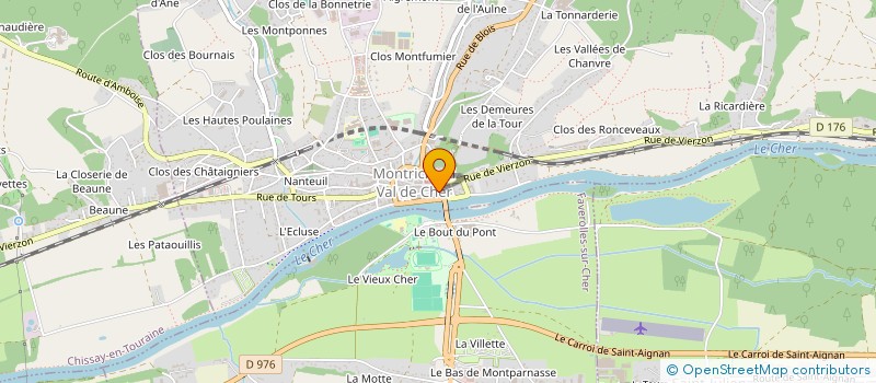 localisation de l'entreprise MONSIEUR CHARLES MEYSTRE à MONTRICHARD-VAL-DE-CHER