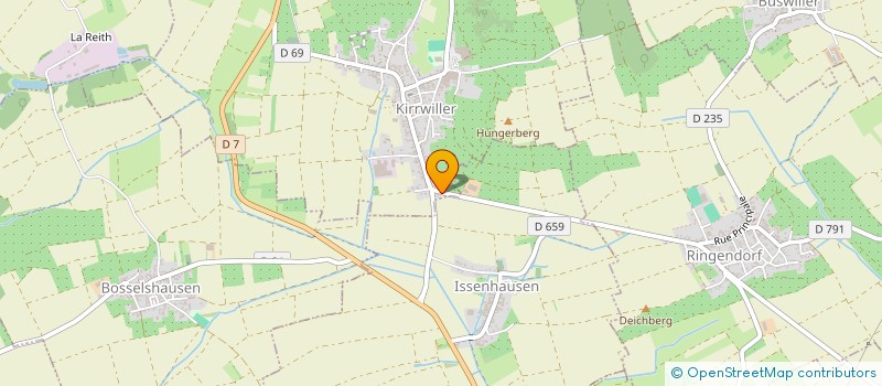 localisation de l'entreprise MONSIEUR CHARLES MICHEL  ISSENHAUSEN