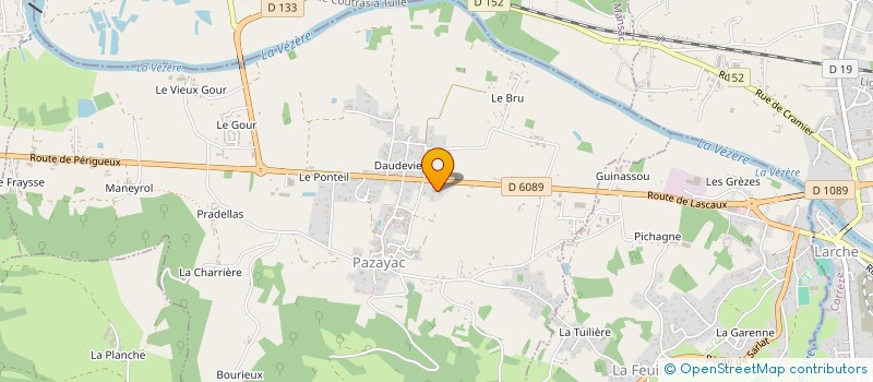 localisation de l'entreprise MONSIEUR CHARLES MICHELETTI à PAZAYAC